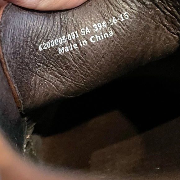 Camper Ambar Leather Brown Oilylusion Strap Shoes - Picture 7 of 7